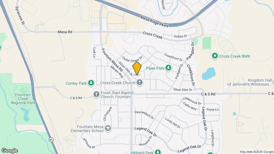 8359 Silver Glen Dr Map and Location Details