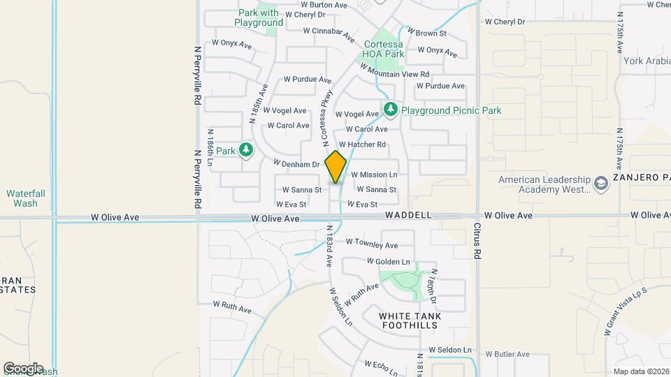 9204 N 182nd Ln Map and Location Details