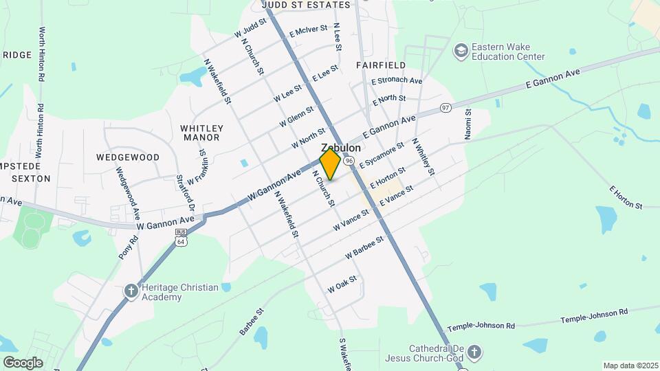 117 W Sycamore St Map and Location Details