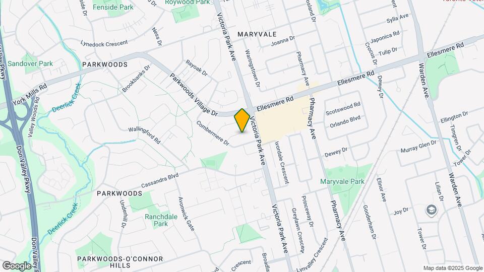 80 Pinemore Crescent Map and Location Details