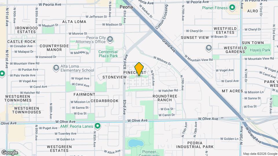 9592 N 82nd Ave Mapa y Detalles de la Ubicación