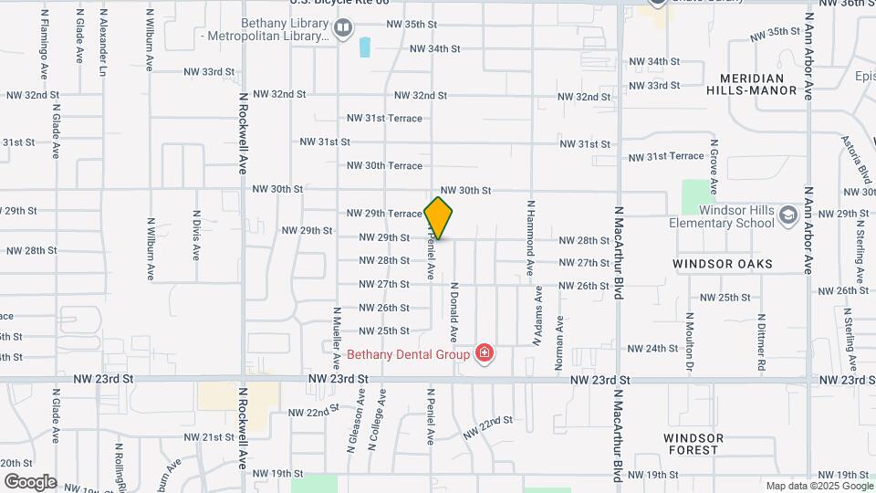 2812 N Peniel Ave Map and Location Details