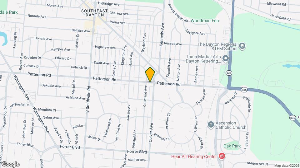 2112 Patterson Rd Map and Location Details
