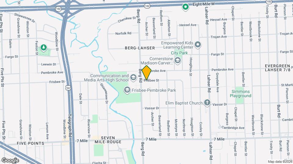 22649 Frisbee St Map and Location Details