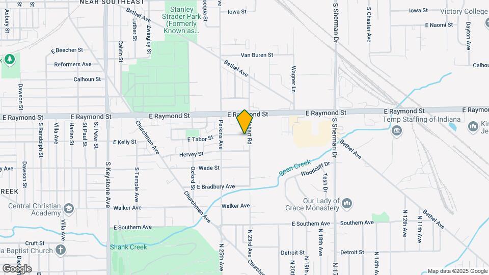 3153 E Tabor St Mapa y Detalles de la Ubicación