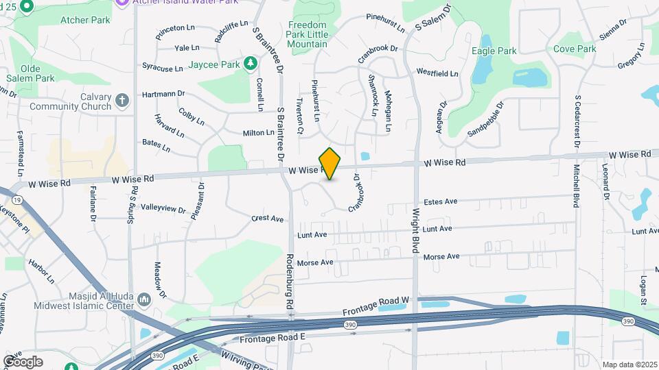 1134 Regency Dr Map and Location Details