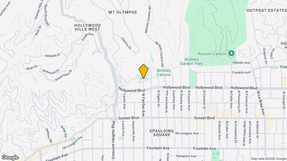 7887 Hillside Ave Map and Location Details