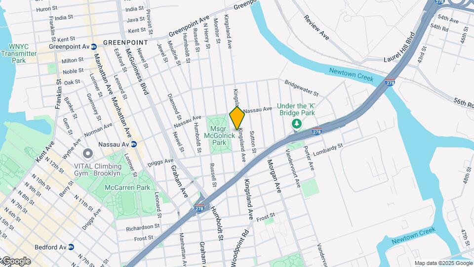 239-241 Kingsland Ave Map and Location Details