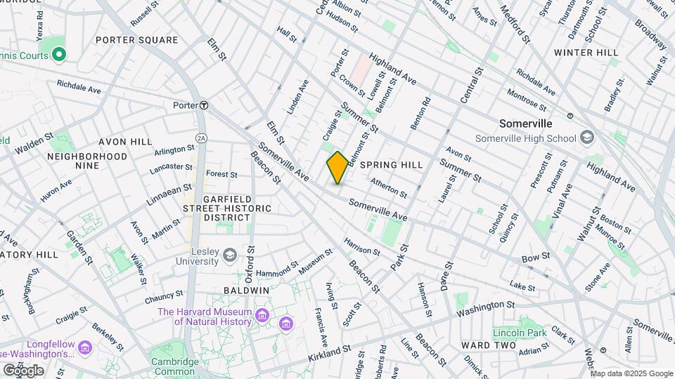 6 Belmont St, Unit 1 Map and Location Details