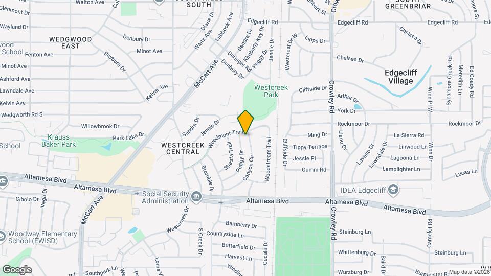 6258 Canyon Cir Map and Location Details