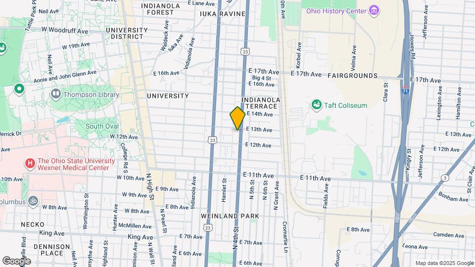 1659 N 4th St Map and Location Details