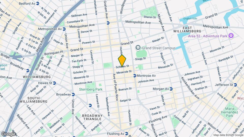 180 Scholes Street Mapa y Detalles de la Ubicación