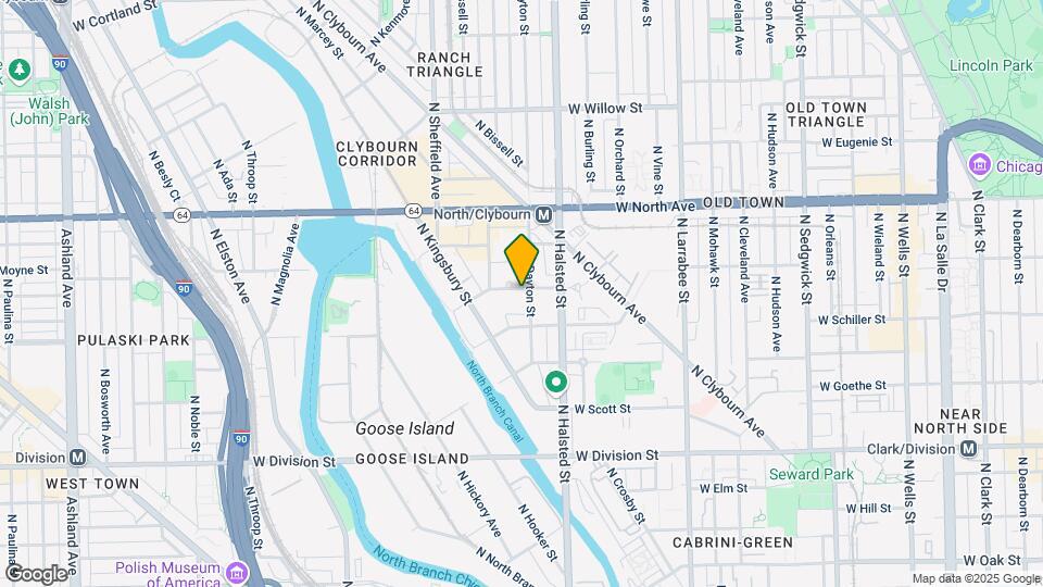 1460 N Dayton St Map and Location Details