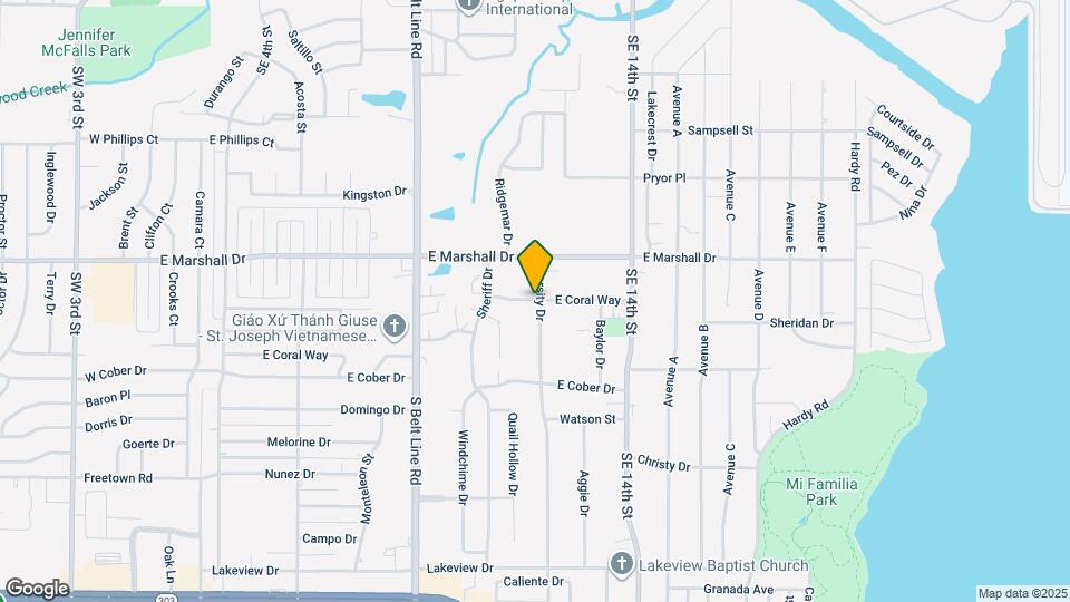 1025 E Coral Way Map and Location Details