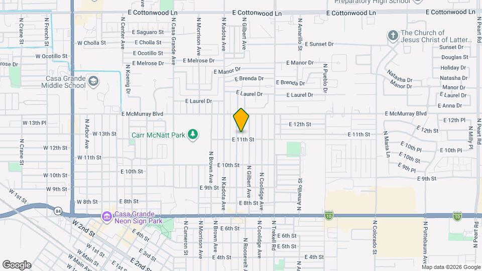 1100 N Lehmberg Ave Map and Location Details