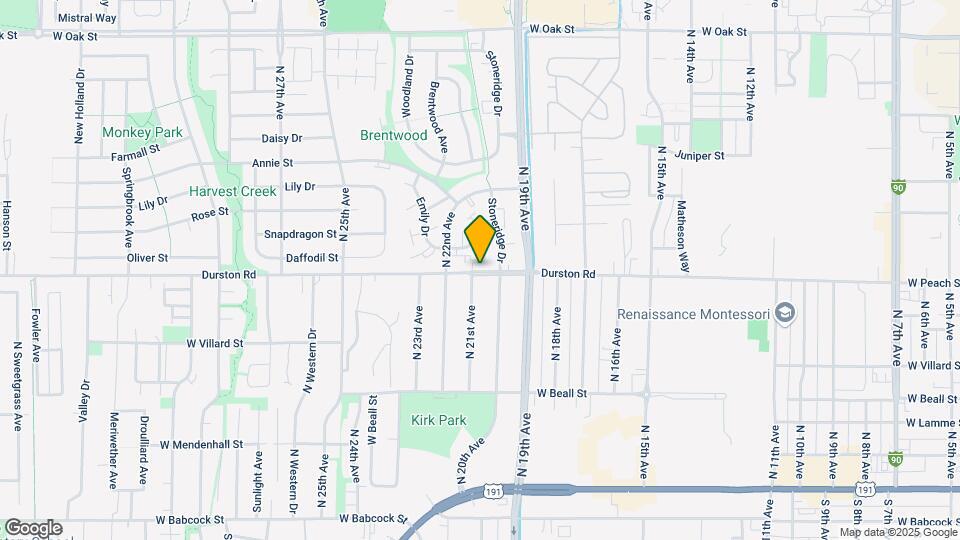 2137 Durston Rd Map and Location Details