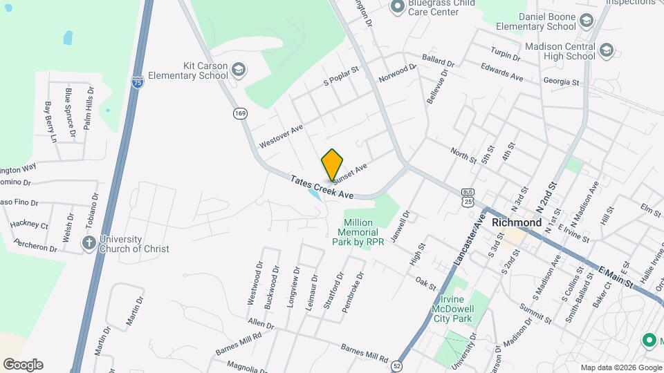 257 Sunset Ave, Unit Unit #1 Map and Location Details