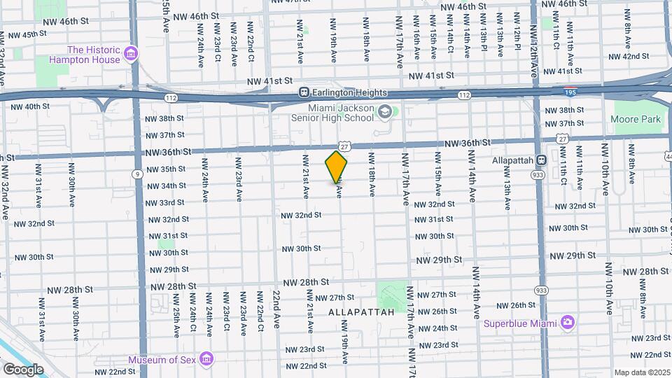 3318 NW 19th Ave Map and Location Details