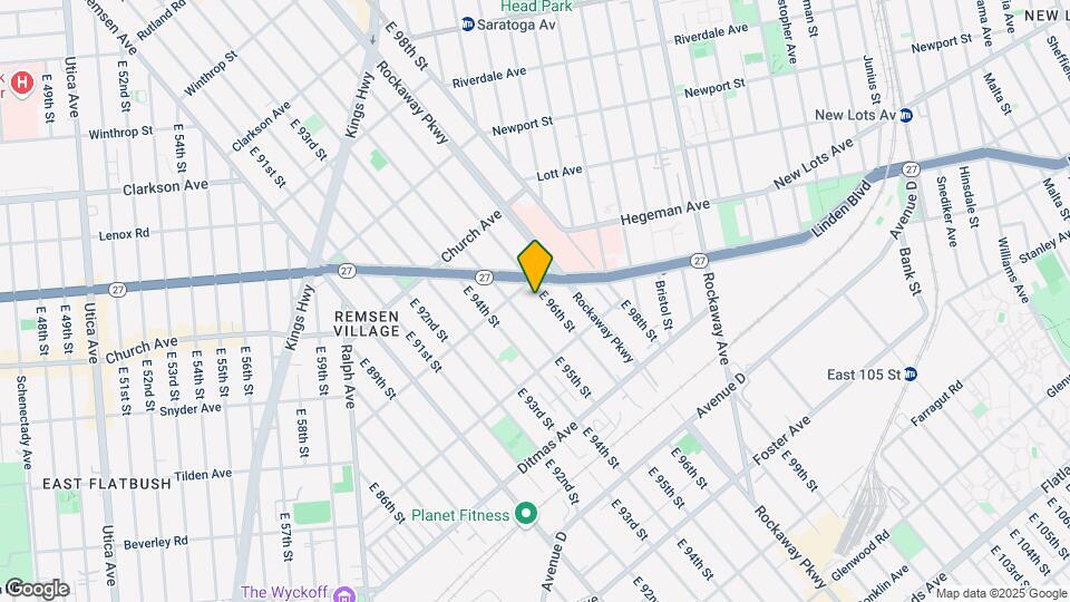 608 E 96th St, Unit E 96th St Map and Location Details