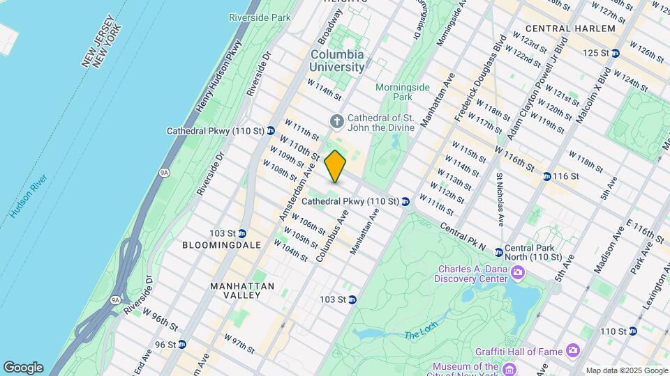 118 W 109th St Mapa y Detalles de la Ubicación