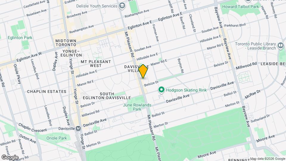 559A Mt Pleasant Rd Map and Location Details