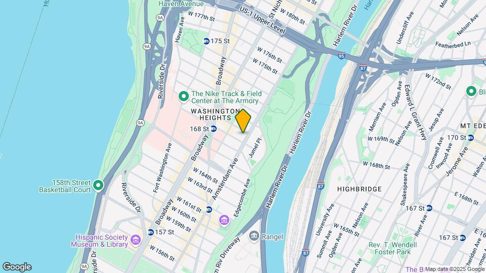 2186 Amsterdam Ave Map and Location Details