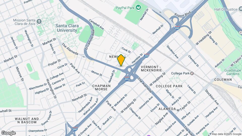 2078 Alameda Way Map and Location Details
