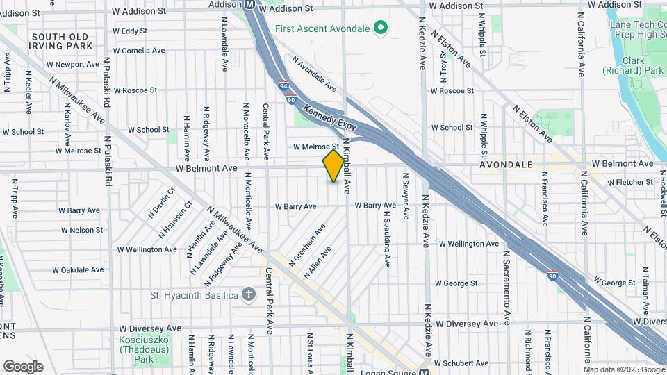 3127 N Bernard St, Unit 2 Map and Location Details