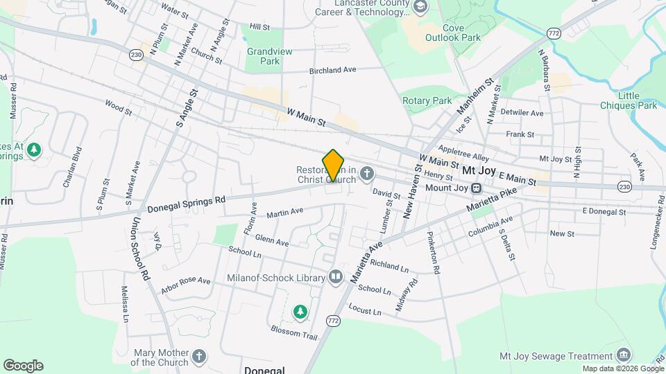 368 Donegal Springs Rd Map and Location Details