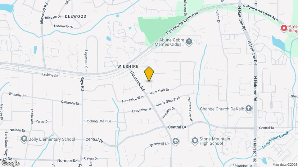 1264 Cedar Park Pl Map and Location Details