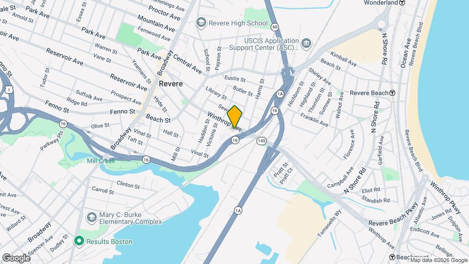 585 Revere Beach Pkwy Map and Location Details