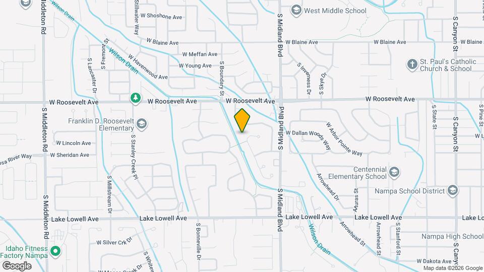 325 Creekside Pl Map and Location Details