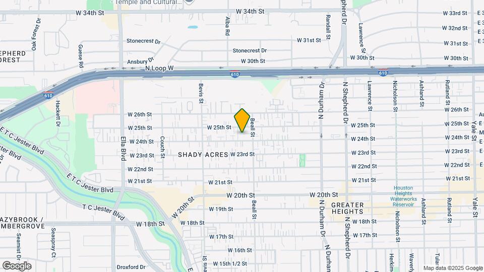 1131 W 24th St Map and Location Details
