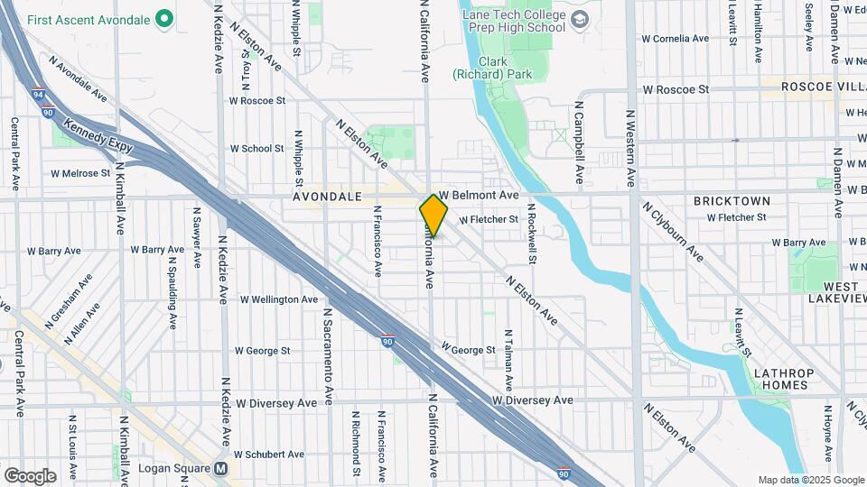 3101 N California Ave Mapa y Detalles de la Ubicación