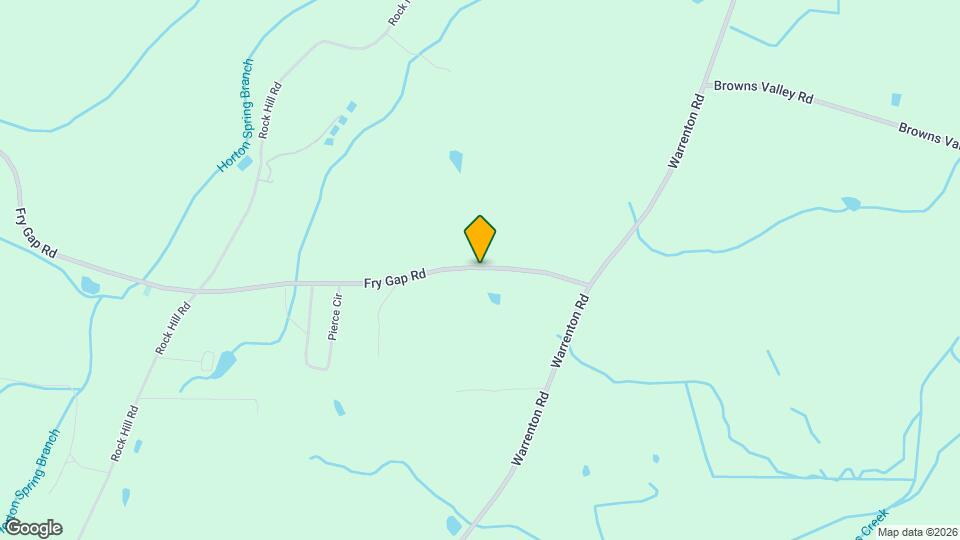 5780 Fry Gap Rd Map and Location Details