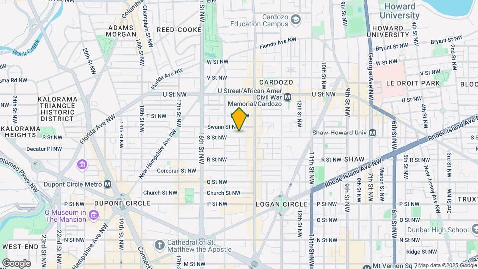 1437 S St NW Map and Location Details