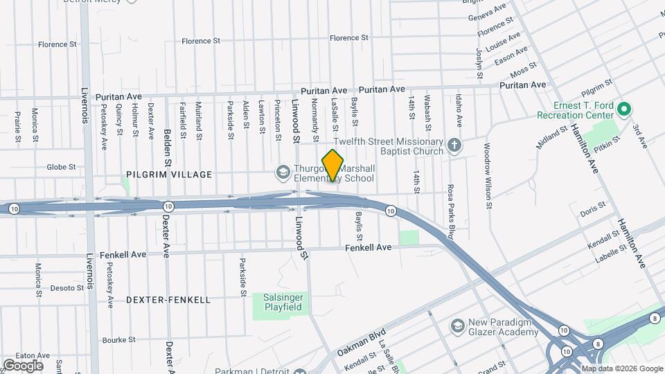 15525 LaSalle St Mapa y Detalles de la Ubicación