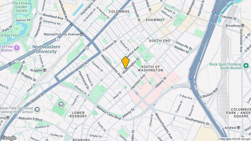 1714 Washington St, Unit 203 Mapa y Detalles de la Ubicación