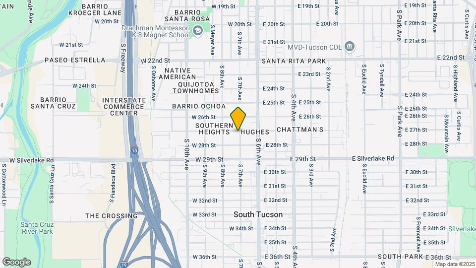 1704 S 7th Ave Map and Location Details