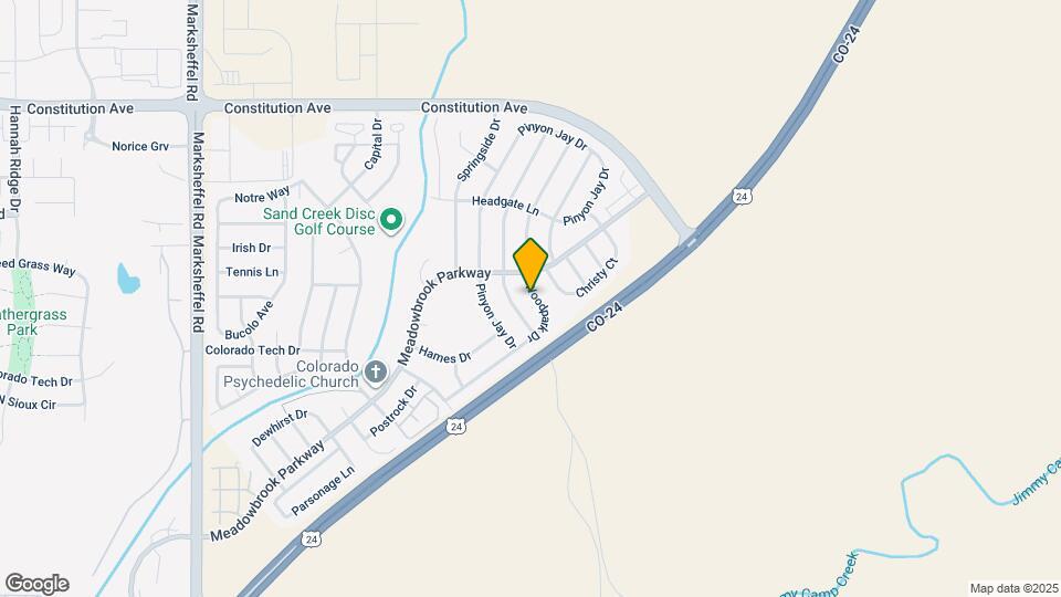 1934 Woodpark Dr Map and Location Details