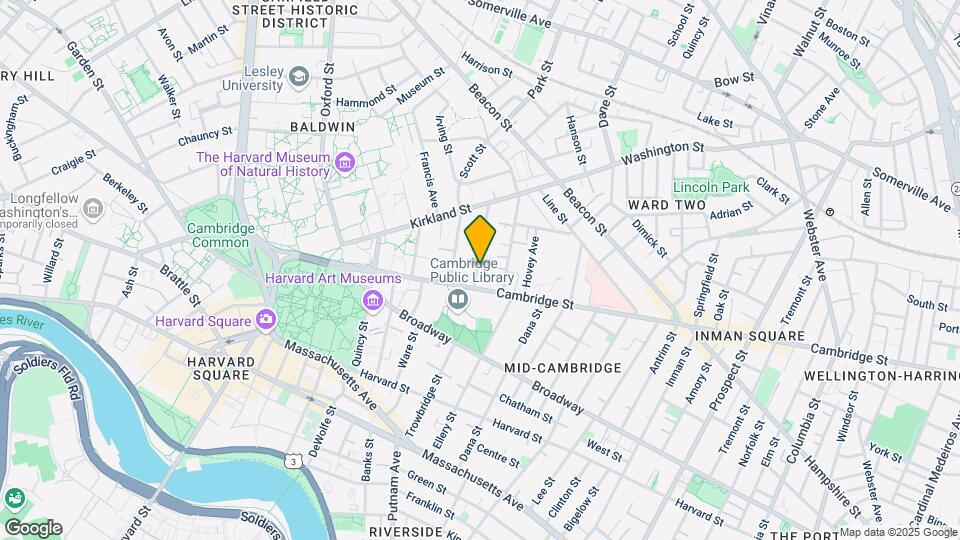 80 Trowbridge St, Unit 64 Map and Location Details