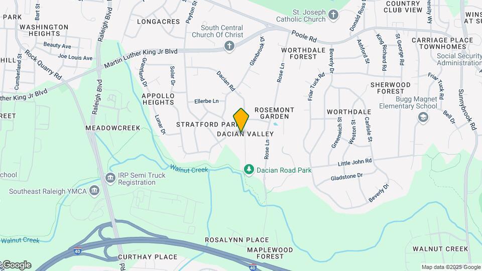 516 Dacian Rd Map and Location Details