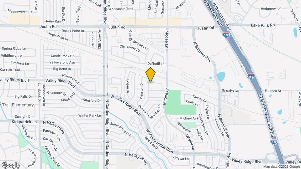 1265 Bedford Ln Map and Location Details