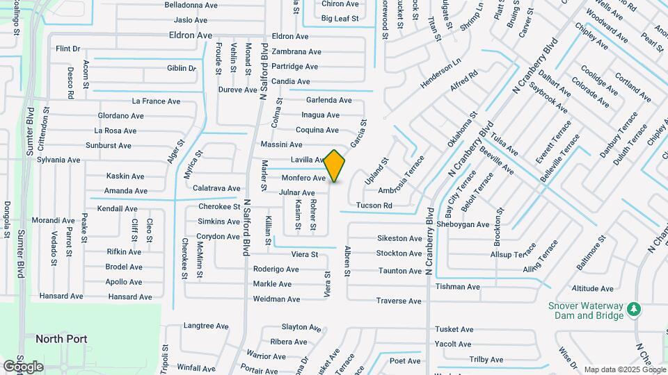 2914 Cadiz St Map and Location Details