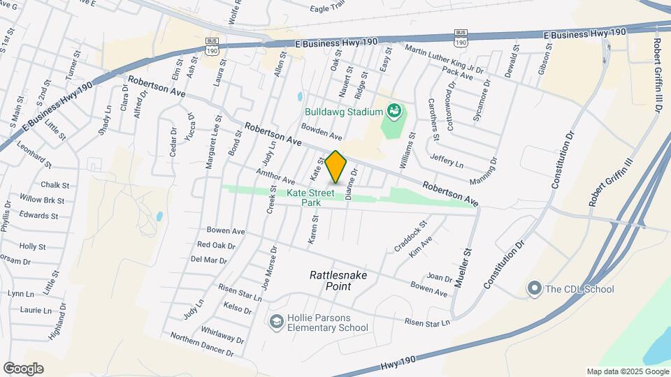 1204 Amthor Ave Map and Location Details