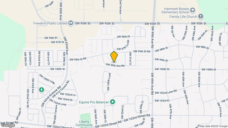 9883 SW 55th Ave Rd Map and Location Details