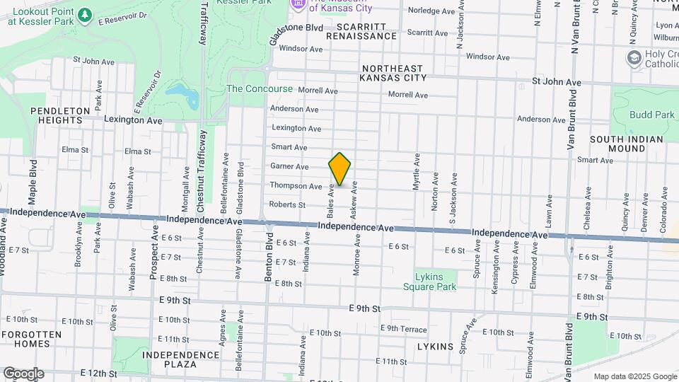 3509 Thompson Ave Map and Location Details