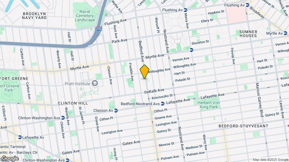 956 Bedford Ave Map and Location Details