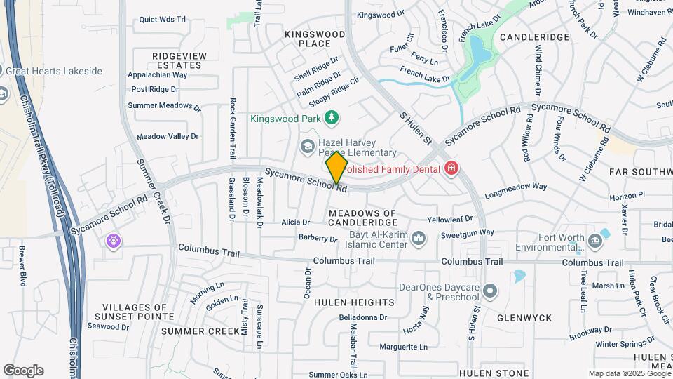 7601 Creekmoor Dr Mapa y Detalles de la Ubicación