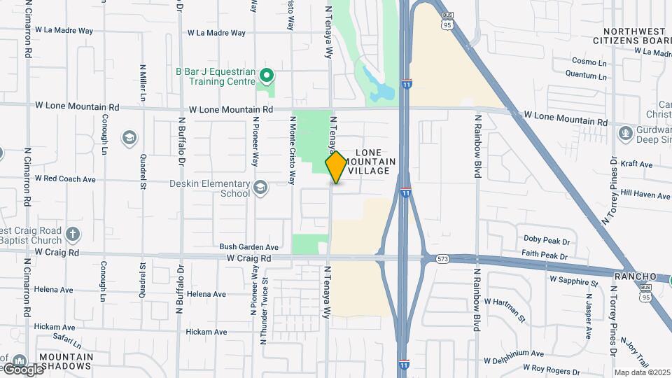 7132 Golden Desert Ave Map and Location Details